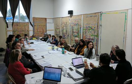 Picture, group meeting at MAC